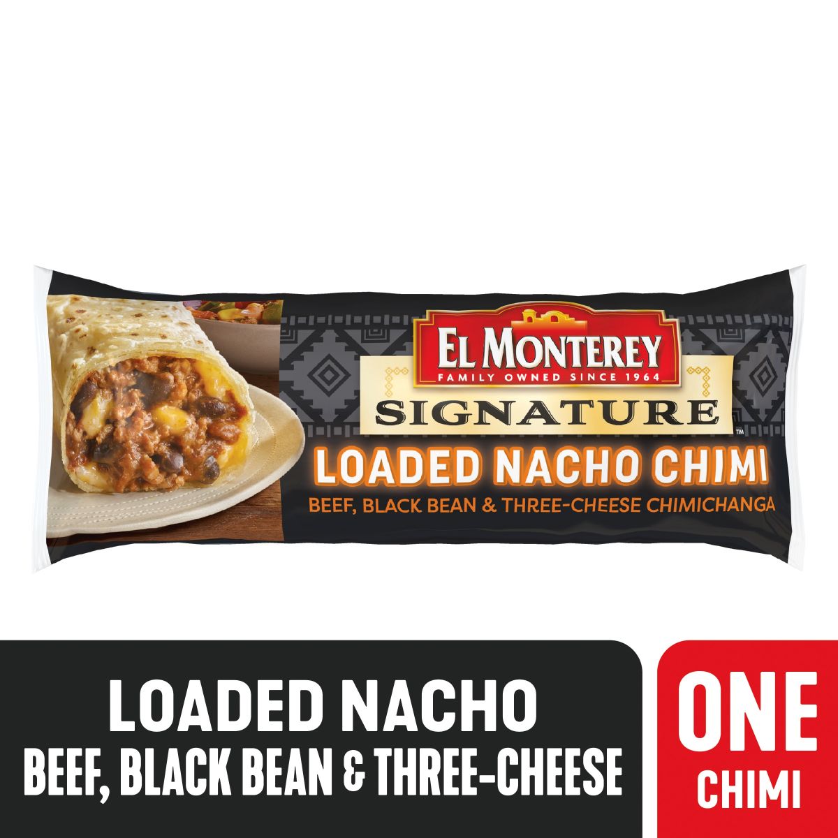 El Monterey®️ Family Pack Beef, Bean & Cheese Flavor Chimichangas - Ruiz  Foodservice