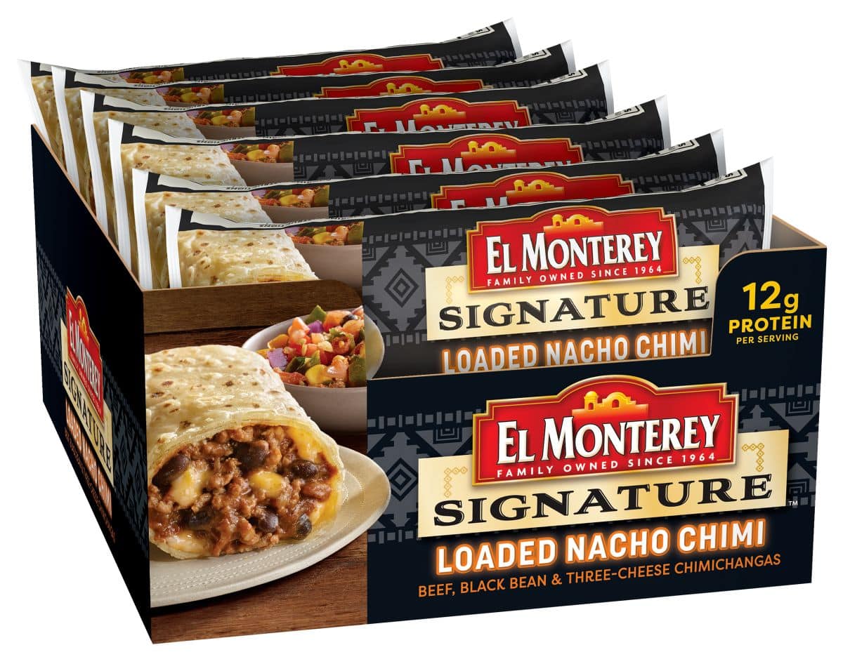 El Monterey®️ Family Pack Beef, Bean & Cheese Flavor Chimichangas - Ruiz  Foodservice