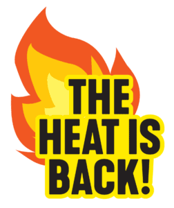 The Heat Is Back logo