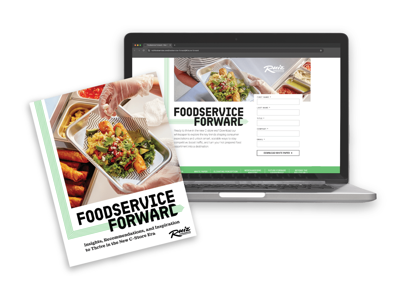 White Paper and laptop