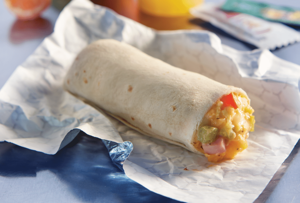 Western omelet bulk breakfast burrito