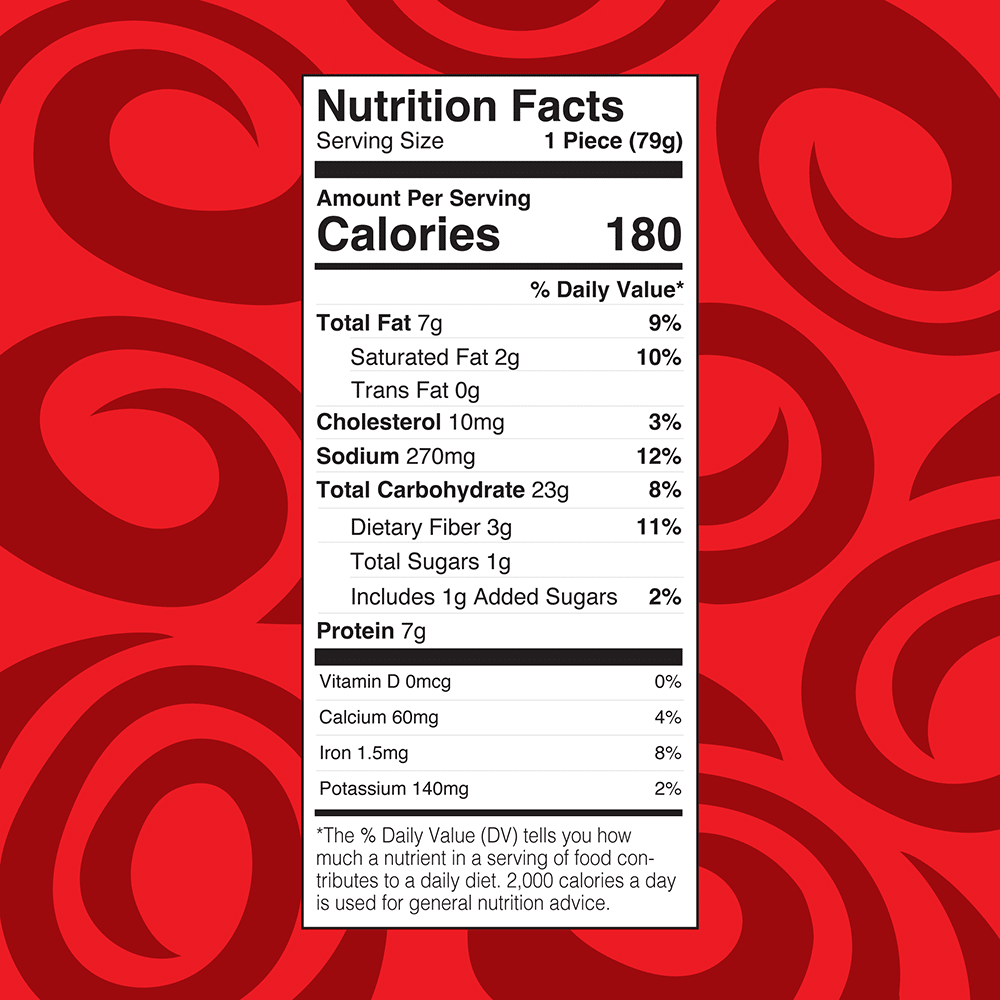 Southwestern Style Chicken K-12 Tornados nutrition info